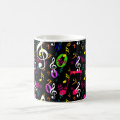 Mug Symboles musicaux Design Motif (Centre)