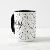 Mug Symboles musicaux personnalisés (Devant gauche)