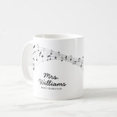 Mug Symboles musicaux personnalisés (Devant gauche)