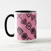 Mug Symboles roses. (Gauche)