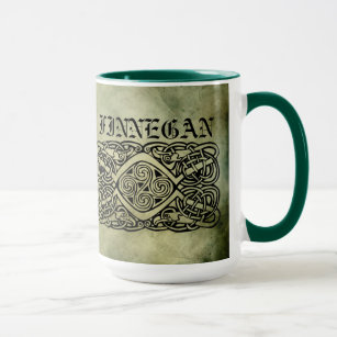 Mug symboles sacrés de nom de famille irlandais