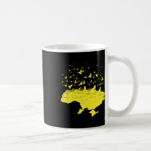 Mug Symboles ukrainiens Ukraine Carte Ukraine Oiseau l