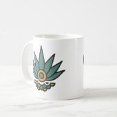 Mug Symbolisme culturel - Agave, Aigle et Coeur serpen (Devant gauche)