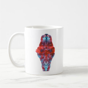 Mug Symétrie colorée de peinture à pliage Abstrait par