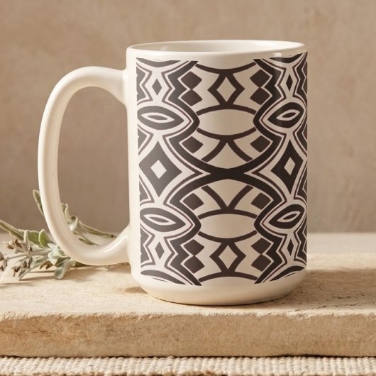Mug Symétrie diamant et ovale chic