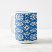 Mug Symétrie diamant et ovale doux (Devant gauche)
