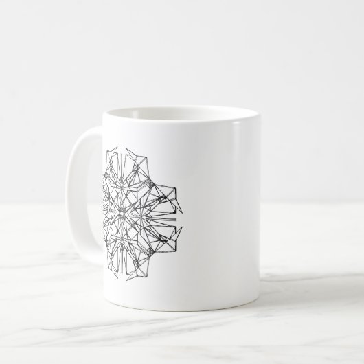 Mug symétrie géométrique (Devant gauche)