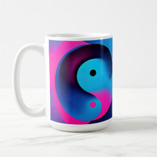 Mug Symétrie spirituelle Yin Yang Art Abstrait coloré