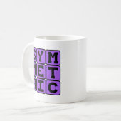 Mug Symétrique, semblable à un miroir (Devant gauche)