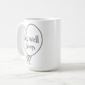 Mug Sympa Coeur Amusant Caractère Complexe Se Bien Bie (Devant gauche)