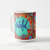 Mug Sympa coloré Whimsical Grateful Inspiration (Devant gauche)