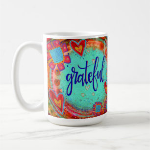Mug Sympa coloré Whimsical Grateful Inspiration