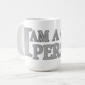 Mug Sympa Conception "BONNE PERSONNE". Commandez dès m (Devant gauche)