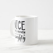 Mug Sympa Jusqu'À Ce Que Proven Naughty (Devant gauche)