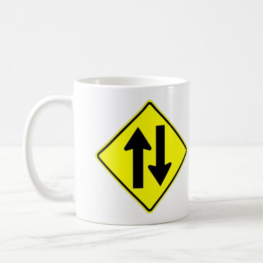 Mug Sympathique Classic Deux Voies Voyage Signal Café (Gauche)