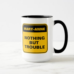 Mug Sympathique panneau de route jaune rien que des pr