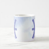 Mug Sympathique Pisces Astrologie Signe Personnalisé V (Centre)