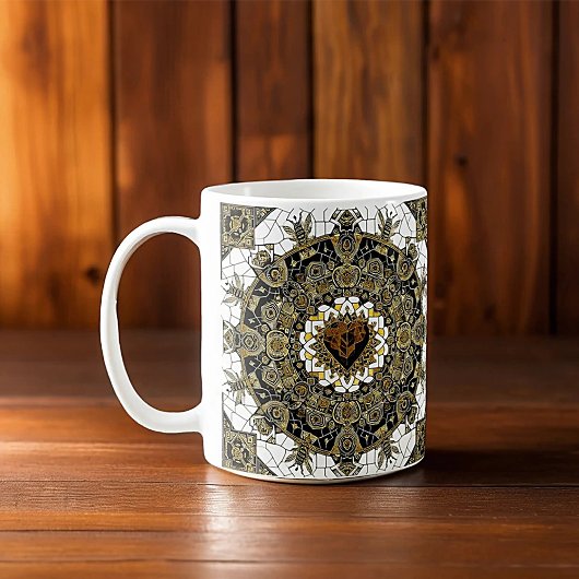 Mug Symphonie d'amour sur un nid d'abeille