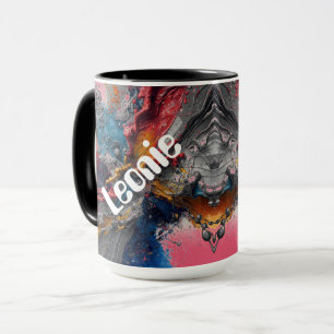Mug Symphonie de couleurs abstraites contemporaines
