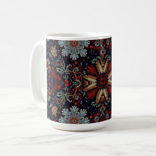 Mug Symphonie de flocon de neige à Noël (Devant gauche)