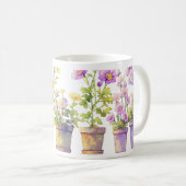 Mug Symphonie des fleurs en pointillés (Devant droit)