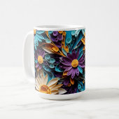 Mug Symphonie florale : papier peint (Devant gauche)