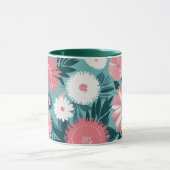 Mug Symphonie florale rose et blanc (Centre)