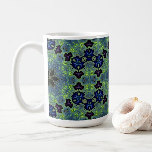 Mug Symphonie fractale radieuse (Avec donut)
