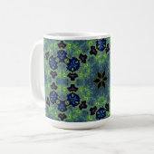 Mug Symphonie fractale radieuse (Devant gauche)