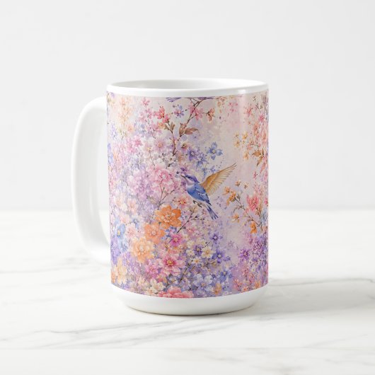 Mug Symphonie secrète des fleurs (Devant gauche)