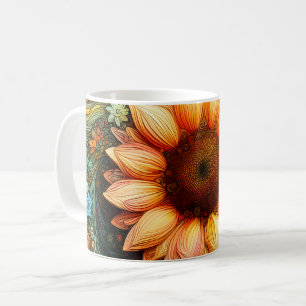 Mug Symphonie surréelle de tournesol