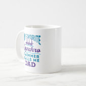 Mug Synchro papa de natation synchronisée (Devant gauche)