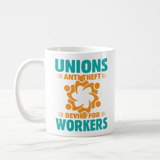 Mug Syndicats, dispositif anti-vol pour les travailleu (Gauche)
