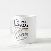 MUG SYNDROME DE DERANGEMENT DU TRAITEMENT T.D.S. (Devant gauche)