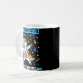 Mug Syndrome de Unicorn Down conscience extra chromoso (Devant gauche)