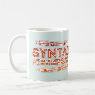 Mug Syntaxe Funky Structure de la phrase Grammaire