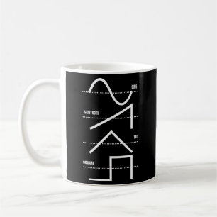 Mug Synthétiseur analogique Techno Waveform Synth Nerd