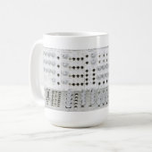 Mug Synthétiseur modulaire (Devant gauche)