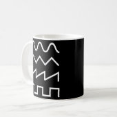 Mug Synthétiseur Nerd audio analogique Waveform (Devant gauche)