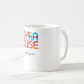 Mug Syracuse New York Mid Century, Pop Art, (Devant droit)