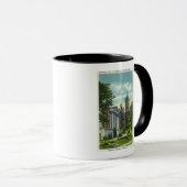 Mug Syracuse U Campus Vue montrant Crouse College (Devant droit)