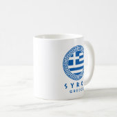 Mug Syros Et Drapeau De La Grèce (Devant droit)