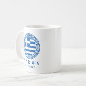 Mug Syros Et Drapeau De La Grèce (Devant gauche)