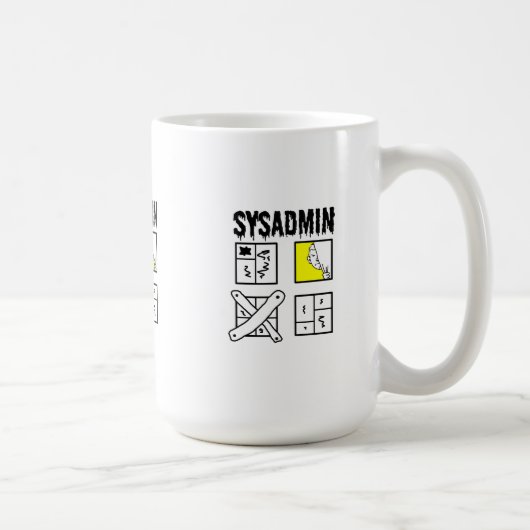 Mug Sysadmin - Administrateur système (Droite)