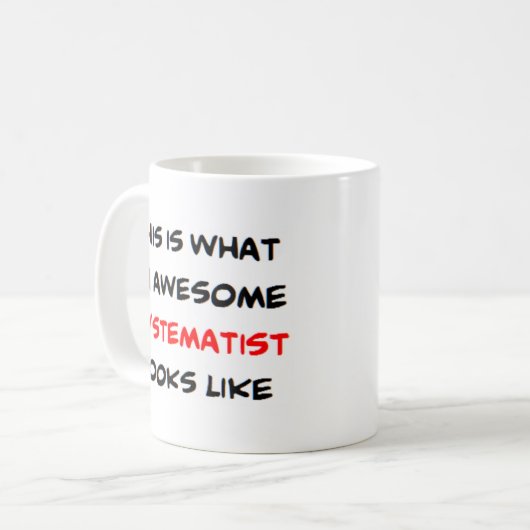 Mug systématique, génial (Devant gauche)