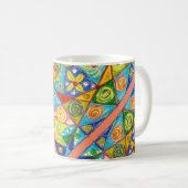 Mug Système Abstrait (Devant droit)