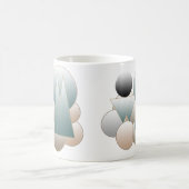 Mug Système de planète futuriste de l'art spatial Abst (Centre)
