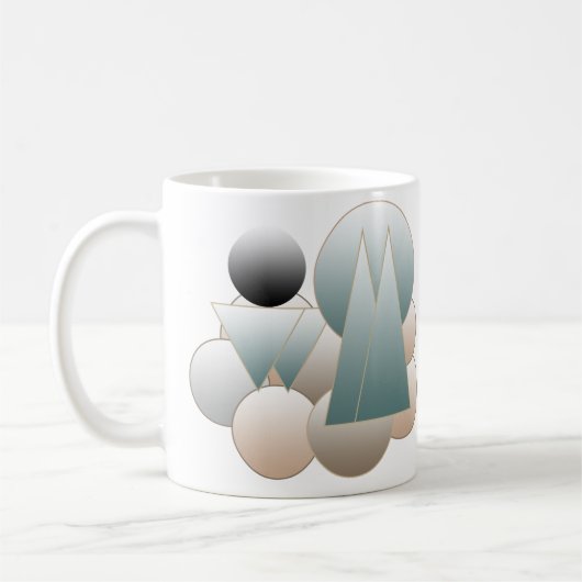 Mug Système de planète futuriste de l'art spatial Abst (Gauche)