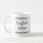 Mug Système de sécurité de l'environnement anglais (Gauche)