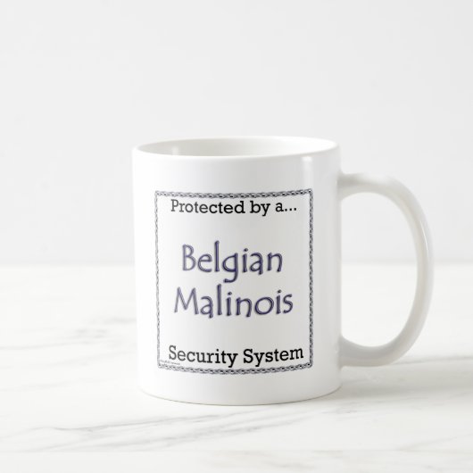 Mug Système de Sécurité Malinois (Droite)